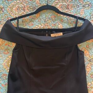HALSTON HERITAGE LBD black dress size 2 Worn once to event and looked stunning!